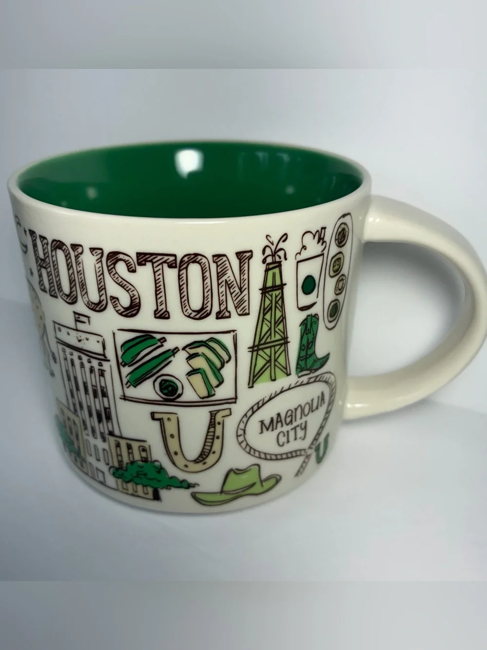 Starbucks Been There Series 14oz Mug - Texas Houston Bayou City Cup Coffee Tea